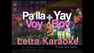 Letra Karaoke Palla voy Marc Anthony  Yay Boy Africando [upl. by Eneri]