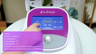 How To Use ARISTORM S Shape 30khz Cavitation Machine  Model SD45S2 [upl. by Litsyrk449]