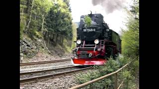 Harzer Schmalspurbahn am 13052010 [upl. by Amikay]