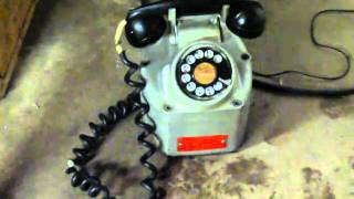 Explosion Proof CrouseHinds Navy Ship Phone Ringing WWII [upl. by Tri441]