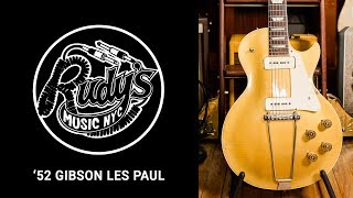 1952 Les Paul Goldtop Demo  Rudys Music Shop [upl. by Anihpesoj]