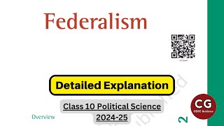 Federalism Class 10 NCERT Explained in One Shot For CBSE Exams [upl. by Valry186]