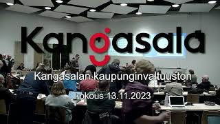 Kangasalan kaupunginvaltuuston marraskuun 2023 kokous [upl. by Anali]