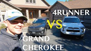 Which is better  Jeep Grand Cherokee or Toyota 4Runner [upl. by Nyla]