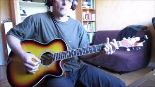 leffet de masse Maelle cover guitare acoustique  tutoriel [upl. by Rochkind]