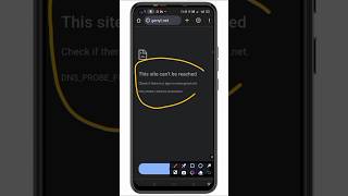 How to Fix This site cant be reached in Android Mobile  this site cannot be reached google chrome [upl. by Iaverne300]
