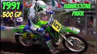 1991 500 MOTOCROSS GP  HAWKSTONE PARK HD 720p [upl. by Treble644]