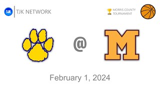 TJK NETWORK PRESENTS Boys Basketball  Pequannock  Madison Morris County Tournament Game Broadcast [upl. by Eitsim270]