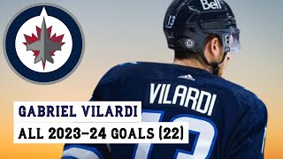 Gabriel Vilardi 13 All 22 Goals of the 202324 NHL Season [upl. by Lunna781]