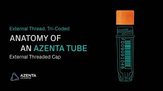 Anatomy of an Azenta Tube External Threaded Cap [upl. by Aviva]