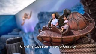 Crushs Coaster  Loop Gravity  Walt Disney Studios Park  Disneyland Paris [upl. by Enniroc]