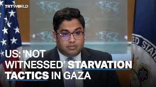 US State Dept not witnessed Israel using starvation as a weapon of war in Gaza [upl. by Kylstra200]