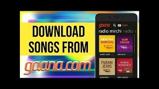 How to download Song From Gaana app [upl. by Ssilem]