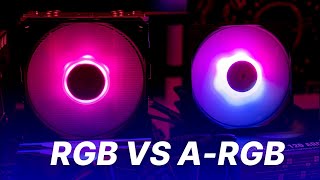 ARGB vs RGB  Dónde y como conectar mas ventiladores a la tarjeta madre [upl. by Guinn]