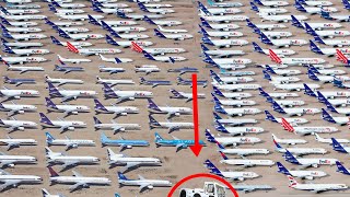 10 Largest Aircraft Parking Stores boneyards✈✈🛬🛫 [upl. by Ddal]