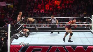 Ryback vs 3MB  3on1 Handicap Match Raw March 25 2013 [upl. by Muriah189]