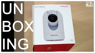 Foscam R4 4MP 2K Indoor PTZ Home Security Camera  Unboxing  Poc Network [upl. by Etterb]