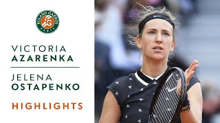 Victoria Azarenka vs Jelena Ostapenko  Round 1 Highlights  RolandGarros 2019 [upl. by Decrem40]