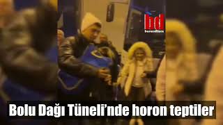 Bolu Dağı Tüneli’nde horon teptiler [upl. by Terag]