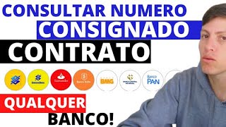 Consultar Número do Contrato Empréstimo Consignado  Qualquer Banco [upl. by Ahsemrak990]