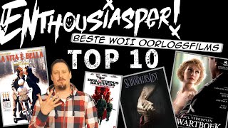 Enthousiasper TOP 10 BESTE WOII OORLOGSFILMS [upl. by Nirot]