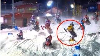 Watch Elias Ishoel crash video Elias Ishoel injury Deadwood  Ishoel Snocross accident [upl. by Leighton]