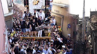 NOLA FESTA DEI GIGLI  GIRATA CAPAROSSA TRINCHESE 2023 [upl. by Rein]