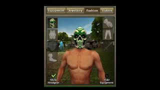 Celtic HeroesGreen Aeon Skull MaskHEVC4K shorts [upl. by Drogin]