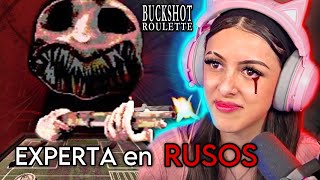 Experta en Rusos😎 Ruleta Rusa  BUCKSHOT ROULETTE 🇷🇺 [upl. by Derreg]