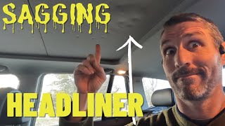 Fixing a Headliner on a BMW X3 Sunroof [upl. by Ramburt]