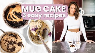 MUG CAKE VEGAN  3 Recipes Easy Quick [upl. by Yerffoej885]