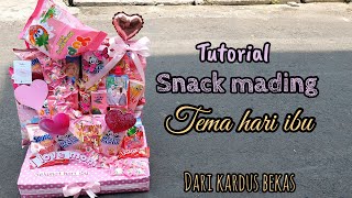 Tutorial snack mading uang tarik tema hari ibu [upl. by Sollie]