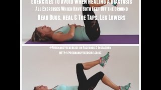 Healing Diastasis Recti Exercises to Avoid [upl. by Kunkle]