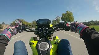 Grom wheelie practice again [upl. by Russi]