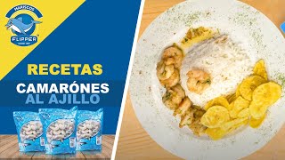 RECETA  CAMARONES AL AJILLO [upl. by Wiatt]