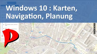 Windows 10  kleine Helferlein  offline Karten Maps Navigation Routenplanung [upl. by Yretsym]