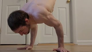 Calisthenics  2x ThreeQuarters 90Degree Pushup [upl. by Abagail687]