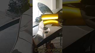 COROLLA AlTIS BACK DOOR DENT REPAIR OF DRY DENTING WITHOUT PAINT dry denting pdr tools [upl. by Gwyn118]