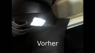 Tesla Model 3  Kofferraum Licht vorhernachher original vs ali express [upl. by Ahseinod489]