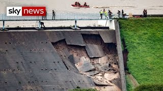 Whaley Bridge dam wall structural integrity at quotcritical levelquot [upl. by Narak116]