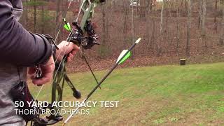 Thorn Archery Broadhead Accuracy Test [upl. by Kaleb]