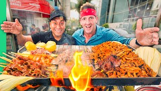 Street Food in Peru Lima’s Dangerous Street Eats [upl. by Ahtnamas222]