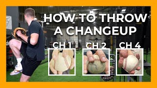 How to Throw a Changeup  Thumb Positions Grips and Cues  Driveline Baseball [upl. by Anairad860]