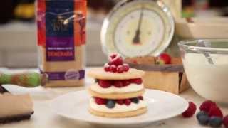 Sweet Spiced Summer Berry Shortbread Recipe Using Tate amp Lyles Demerara Sugar [upl. by Sivraj]