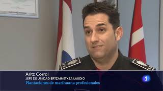 RTVE Telenorte  Intervención de Aritz Corral en Telenorte sobre el tráfico de marihuana [upl. by Llednov361]