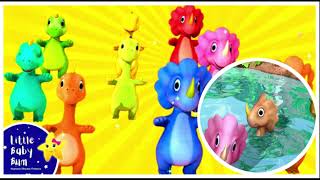 Ten Little Dinosaurs  LBB Kids Songs  Nursery Rhymes  Count with Little Baby Bum  ACAPELLA [upl. by Lait]