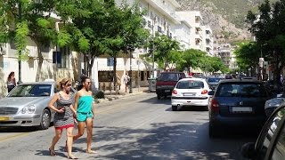 Loutraki Greece Main Street [upl. by Suk]