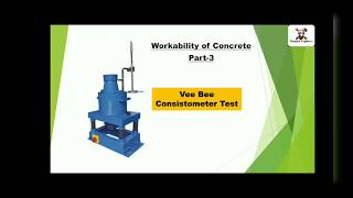 Vee Bee Test  Workability of Concrete Part 3 [upl. by Enaud]