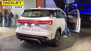 New MG Hector Plus 7 Seater Facelift 2023  Detailed Review [upl. by Adahs]