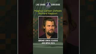 GRENKE Chess Classic and Open 2024  Magnus Carlsen Defeats Richard Rapport [upl. by Dolora]